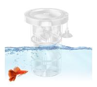 Qurygin Breeder Box for Fish Tank, Aquarium Isolation Box, Adjustable Nursery Divider for Fry Rearing Injured Aquatic Life Cultivation Guppy Betta Live Food Saltwater Plants