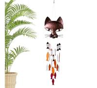 Qurygin Cat Fish Wind Bell | Vintage Wind Chimes with Cat Fish Design - Aesthetic Creative Vintage Metal Wind Chimes for Indoor Outdoor Window Decor
