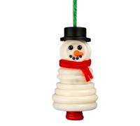 Qurygin Christmas Button Ornament Kits, 7.6x5cm Snowman Buttons Decorative Art Supplies, Handmade Button Snowman Decoration Kit For Parties Windowsills Garden Lawn Porch Outdoor Courtyard Patio