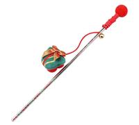 Qurygin Christmas Cat Toy Cute Interactive Holiday Teaser Wand with Bell | Funny Pet Teaser Toy for Indoor Kitten Home Living Room Pet Store Cattery Christmas gift box