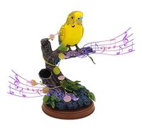 Qurygin Control Vocal Parrots, Cute Battery Operated Electric Battery Control Simulation Parrots, Sparrow Bird Repeats What You Say, Electric Induction Toy for Parrot