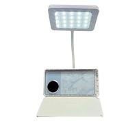 Qurygin Desk Light | Small Desk Lamp with Secret Storage Box | Decorative Lighting for Sturdy Room Cabinet Table Office Dorm Living Room Bedroom Classroom Hotel Travel Women Men