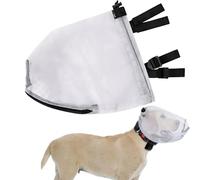 Qurygin Dog Face Cover Guard | Dog Air Face Cover Tail Protection Net | Protector Hood Net Pet Supplies for Rocks Climbing Thorns Grass Beach Outdoor Adventures Training Picnic