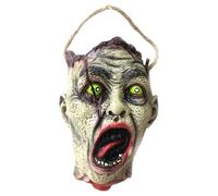 Qurygin Halloween Skull Candy Bowl Holder, 40x15cm Silicone Halloween Scary Zombie Heads Shape Candy Bowl, Portable Buckets For Trick Or Treat Bags, Skull Candys Bucket