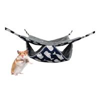 Qurygin Hamster Bed | Warm Washable Swing with Hooks,Small Animal Bed Ferret Hammock | for Squirrel Bunny Parrot Gerbil Sugar Glider Winter Home Apartment