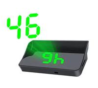 Qurygin Heads Up Display for Windshield | Accurate Car HUD Projector, LED Colorful Display with Sun Visor | Car Speedometer Display, USB Rechargeable, GPS Mode, Automatic/Off for