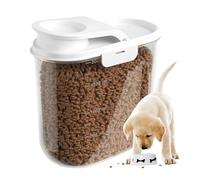 Qurygin Pet Food Container, Airtight Dog Food Storage Container, 2L Bucket Bin with Lid for Pantry Home Kitchen Organization Flour Sugar Snack Rice Nut Cat Treats Pasta