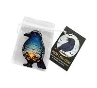 Qurygin Pocket Inspirational Cards - Halloween Charm with Supportive Cards - Collectible Keepsake for Kids Birthday Classroom Coworkers Study School Family Adults