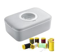 Qurygin Portable Sewing Kit,Needle Thread Supplies Set with Magnifier | Travel Sewing Set with Case - for Vacation Business Trip Hotel Outdoor Adventure Weekend Getaway Daily Commuting