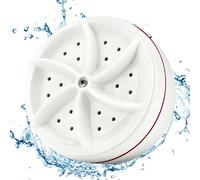 Qurygin Portable Turbine Washer | Portable Turbine Washer Machine Small - Dormitory Laundry Machine Deep Cleaning Washer Quiet for Towels, Fruits, Socks