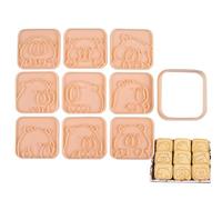 Qurygin Sandwich Cutters | Capybara Cookie Mold Stamp Baking Set - Cartoon Fun Animals Cookie Cutters for Pastries, Fondants, Cookies, Pies, Cakes