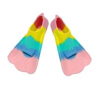 Qurygin Silicone Swim Fins Kids Swimming Flippers Short Professional For Children Comfortable Soft And Diving Beginners Girls Boys Adults