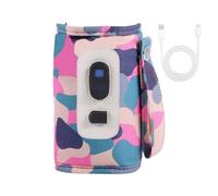 Qurygin USB Portable Bottle Warmer - Milk Heat Keeper USB - Rapid Heating Milk Drink Heat Keeper with Temperature Display for Travel, Camping, Outdoor Shopping