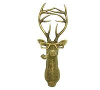 Qurygin Wall Art Head Sculpture - Resin Animal Head Sculpture, Non Fading Animal Head Wall Decor, Decorative Wall Mount Animal Heads, Animal Head Wall Mount Ornament, Stag Head Wall Mount For Hotel
