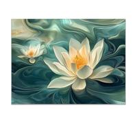 QUSAAOU Natural Landscape Canvas Wall Swirling Fluid Wave Texture Modern Wall Decor For Living Room Pictures Print On Canvas Artwork For Home Bedroom Decorations(off white)-50x70cm Unframed