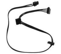 Qusedwey 1 Pcs PCIe 6 Pin 1 to 3 Molex IDE Power Supply Cable Modular PSU 4 Pin Peripheral for Series AX1500I AX1200I