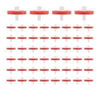 Qusedwey 100 PCS Syringe Filter PTFE, Syringe Lab Filter 25mm Membrane Diameter, 0.22μM Pore Size, HPLC