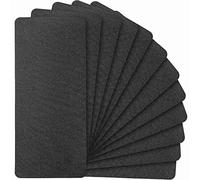 Qusedwey 12 Pcs Iron-on Mending Fabric 4.92 x 11 Inch Iron on Clothes Patches for Mending Fix Pants Pockets Holes Knees Elbow
