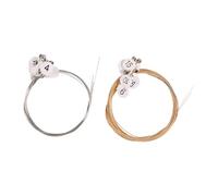 Qusedwey 16Pcs/Set Lyre Harp Strings Set for 16-String Lyre Harp Neccessaries Strings Aeccessaries