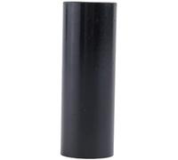 Qusedwey 1pc Guitar Slide Black Stainless Steel Finger Knuck