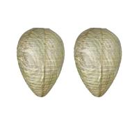 Qusedwey 2 Pcs Wasp Nest Decoy Wasp Deterrent for Outdoor Hanging, Home and Garden Easy Install Easy to Use A