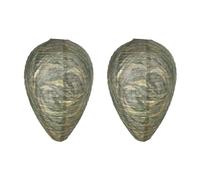 Qusedwey 2 Pcs Wasp Nest Decoy Wasp Deterrent for Outdoor Hanging, Home and Garden Easy to Use C
