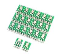 Qusedwey 20Pcs SOT89 SOT223 to DIP PCB Transfer Board Pin Adapter Converter Double Sides 1.5mm 2.3mm to 2.54mm Pin Pitch Pinboard