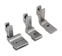 Qusedwey 3PCS Gathering Pleated/Shirring Presser Foot P5 P50 P5W for Industrial Sewing Machine, Easy to Use
