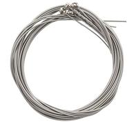 Qusedwey 4 Pieces Strings Guitar Accessories Guitar Strings Silver Plated Guitar Music Accessories