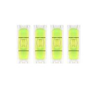 Qusedwey 4Pcs 10x10x29mm Universal Square Bubble Spirit Level Tripod Measuring Camera