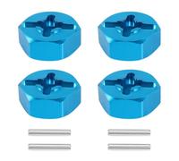Qusedwey 4Pcs Hexagonal Combiner Wheel Rim Hex 7Mm Upgrade 12Mm Metal Adapter for 1/18 A949 A959 A969 A979 K929 1/10 Tires