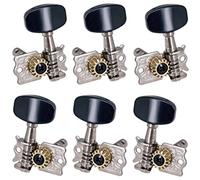 Qusedwey 6Pcs 3R3L Guitar Tuning Pegs Open Machine Heads Acoustic Folk Guitar Tuning Peg Tuners Parts