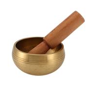 Qusedwey Bronze Meditation Bowl Tibetan Singing Bowl Set Meditation Sound Bowl Handcrafted for Healing and Mindfulness