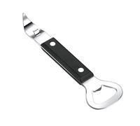 Qusedwey Can Punch Bottle Opener Manual Can Opener Stainless Steel Can Opener Wine Bottle Opener 1 Pack