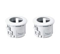 Qusedwey Car Bumper Parking Assist Sensor Retainer Holder Bracket 89348-33010 for ES350 HS250H,2Pcs White
