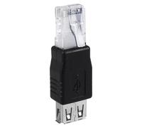 Qusedwey Female USB A to Male Ethernet RJ45 Plug Adapter New