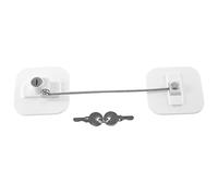 Qusedwey Fridge Lock,Refrigerator Locks,Freezer Lock with Key for Child Safety,Locks to Lock Fridge and Cabinets-1Pack