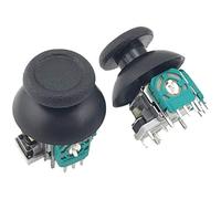 Qusedwey Handle 3D Thumb Joystick Left and Right Rocker for / PS4Slim / Pro Thumb Rocker Replacement