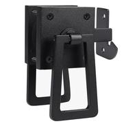 Qusedwey Heavy Duty Gate Latch, Double Side Gate Latches, Matte Black Fence Latch, Garden Door Latch, Pool Gate Latch