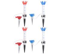 Qusedwey Magnetic Golf Tees 80mm 360 Degree Rotation Tees for Men Women Golf Practice Training