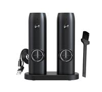 Qusedwey Mini Salt Pepper Grinder Electric Salt And Pepper Grinder USB Rechargeable Grinder