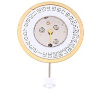 Qusedwey Quartz Movement Watch Accessories 6 Jewels for ISA 220 Movement Watch Date at 3 O'Clock Single Calendar Movement Replace