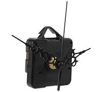 Qusedwey Quartz Wall Clock Movement Mechanism Black DIY Repair Parts Kit Clock Movement Mechanism