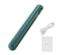 Qusedwey USB Cable Mini Portable Hair Straightener for Straight and Curling Dual-Use Curling Irons for Students Green