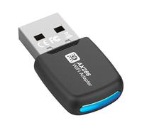 Qusedwey USB WIFI 6 Network Card 286Mbps 802.11ax USB Dongle 2.4GHz WiFi Lan Adapter Driver Free for PC Laptop