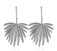 QUSIJIA Beach Leaf Bohemian Drop Earrings Earrings Tropical Palm Tree Leaf Dangle Earrings For Women, Metal