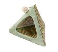 Qusinfc 2 Breathable Hanging Bird House for Parrots Triangular Cooling Shelter, Space-Saving Cage Tent Design Nest Ventilated Bird Shelter for Parrots Nesting House Fabric Unique Triangular Shaped