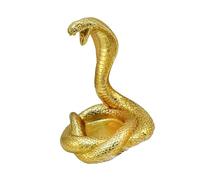 Qusinfc 2025 Snake Years Ornament Cartoon Luckys Cobras Figurine Landscape Car Interior Home Desktop Decoration Cobras Figurine