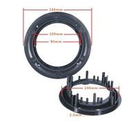 Qusinfc 4/5/6.5/8inch Ceiling Speakers Cover Decorative Round Metal Net Meshing Grille Ceiling Grille Holder Mouting Base Mesh Cover