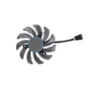Qusinfc 4pin DC12V GPU Cooling Fan 75MM T128010SU For RX6700XT 6600XT Graphics Card Ensuring Consistent Temperature Control Graphics Card A B C